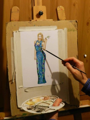 Luigi Carlo fashion designer custom made and haute couture collections Digital Arts titled "Luigi Carlo fashion…" by Luigi Carlo, Original Artwork, Other