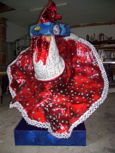 Sculpture intitulée "La Gitane" par Jean Francois Bottollier, Œuvre d'art originale