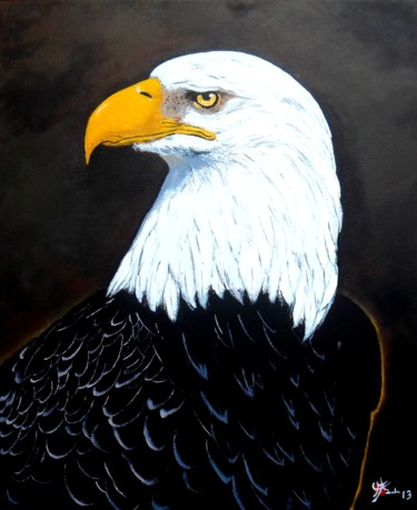 Peinture intitulée "Pyrargue" par Marc Parmentier, Œuvre d'art originale, Acrylique Monté sur Châssis en bois
