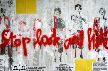 Peinture intitulée "Stop look and listen" par Eric Ullrich, Œuvre d'art originale