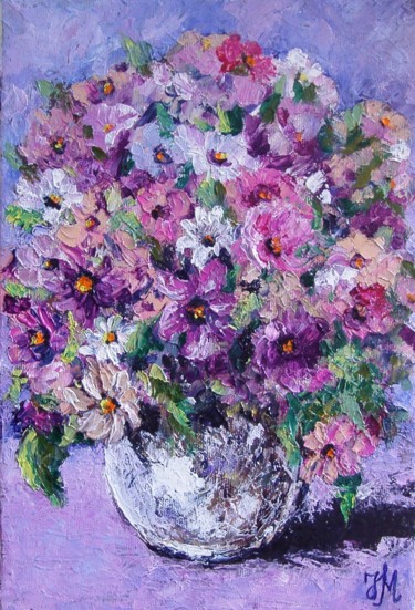 Painting titled "Summer" by Nina Mitkova, Original Artwork, Oil