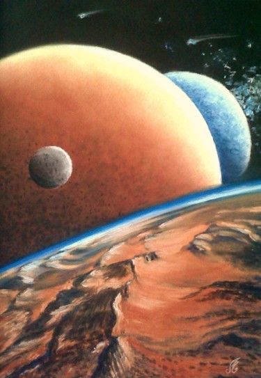 Peinture intitulée "42.jpg" par Murielle Léger, Œuvre d'art originale, Autre