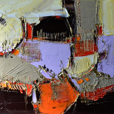 Painting titled "Le forain ouvert" by Muriel Cayet, Original Artwork