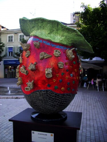 Sculpture intitulée "La Fontaine" par Jean Francois Bottollier, Œuvre d'art originale