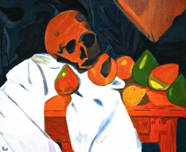 绘画 标题为“reproduction Cezanne” 由Priscilla Champelovier, 原创艺术品