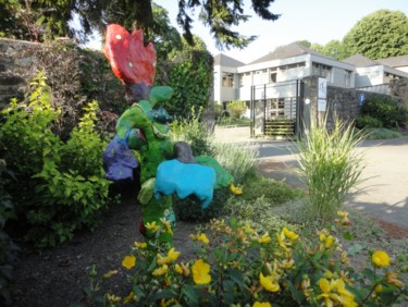 Installation intitulée "plante carnivore ré…" par Philippe Sidot Et Charlotte Carsin, Œuvre d'art originale