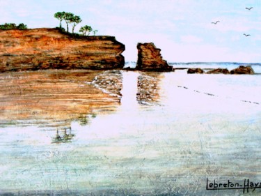 Peinture intitulée "Saint-Michel-Tharon…" par Lebreton-Hays, Œuvre d'art originale, Huile