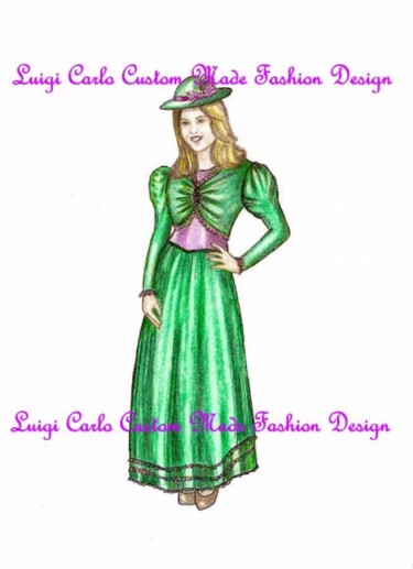 Custom made women fashion design dresses Digital Arts titled "Custom made women f…" by Luigi Carlo, Original Artwork, Other