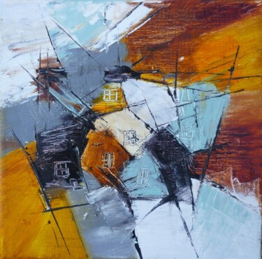 Painting titled "Belle île en mer" by Christelle Veron Cherbonnier, Original Artwork