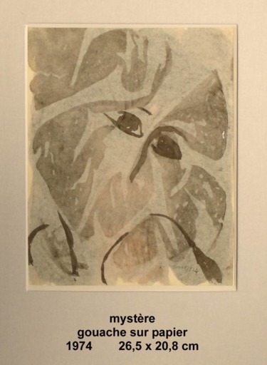 Peinture intitulée "mystère" par Ioana, Œuvre d'art originale, Huile