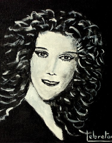 Peinture intitulée "Céline Dion" par Lebreton-Hays, Œuvre d'art originale, Huile