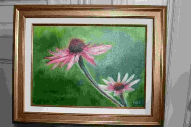 Peinture intitulée "MARGUERITES" par Bernard Halm, Œuvre d'art originale