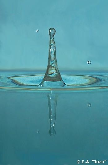 Peinture intitulée "GOUTTE D'EAU" par Bernard Halm, Œuvre d'art originale