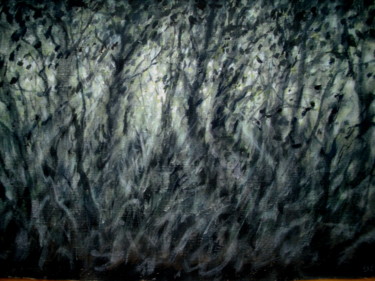 Peinture intitulée "apparition" par James Block, Œuvre d'art originale