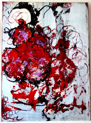 Peinture intitulée "Artéfact" par Jeanne Le Guen, Œuvre d'art originale, Huile