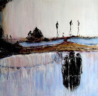 Peinture intitulée "Renaissance" par Jeanne Le Guen, Œuvre d'art originale, Huile