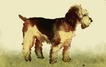 图画 标题为“Radcliff, fox terri…” 由Pia De Panicis, 原创艺术品, 其他
