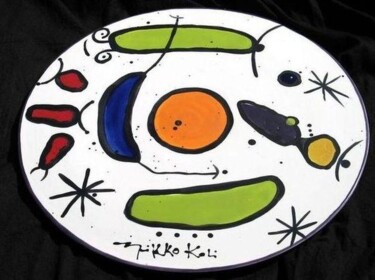 Design intitulée "La joie du buffle" par Nikko Kali, Œuvre d'art originale