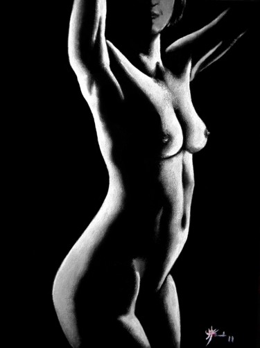 Louise Peinture intitulée "Louise" par Marc Parmentier, Œuvre d'art originale, Acrylique Monté sur Châssis en bois