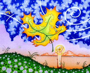 Drawing titled "Changing Colors" by Robert Ball, Original Artwork, Other