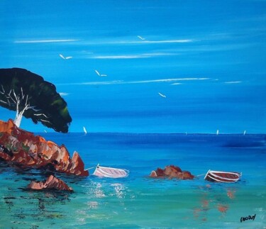 Peinture intitulée "la tortue  10 p   1…" par Frederic Dupuy, Œuvre d'art originale, Huile