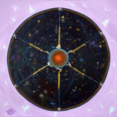 绘画 标题为“Star Gates” 由Erdal Bölükbaşı, 原创艺术品, 油