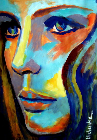 "Between Herself and the World" Pintura titulada ""Between Herself an…" por Helena Wierzbicki, Obra de arte original, Acrílico