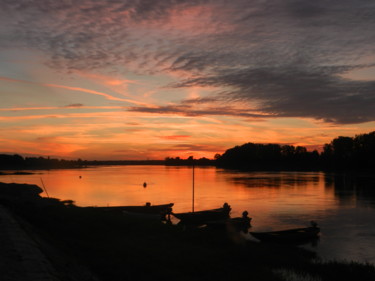 Coucher de soleil sur la LOIRE