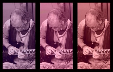 Photographie intitulée "le musicien de bast…" par Farid Ait Aoudia, Œuvre d'art originale