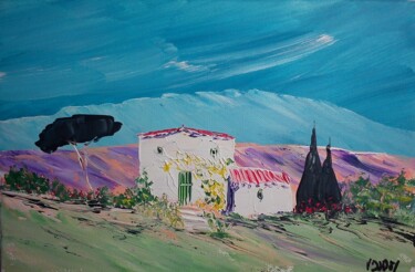 Peinture intitulée "le mas de Mad ROSE…" par Frederic Dupuy, Œuvre d'art originale