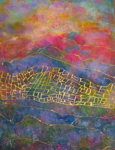 Peinture intitulée "Matrix" par Tracy Oliver, Œuvre d'art originale