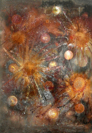 Painting titled "Renait-Sens" by France, Original Artwork, Oil
