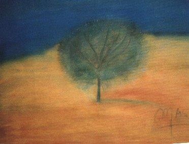 Peinture intitulée "jardin d'allah" par Maevy, Œuvre d'art originale, Acrylique