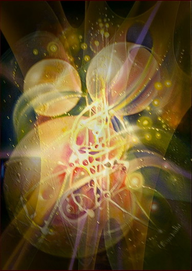 Pittura intitolato "matrix-evolution.jpg" da Walter Togni, Opera d'arte originale