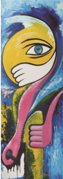 Pintura titulada "el-miedo.png" por Jorge E. Buendia S. Pintor Y Escultor, Obra de arte original