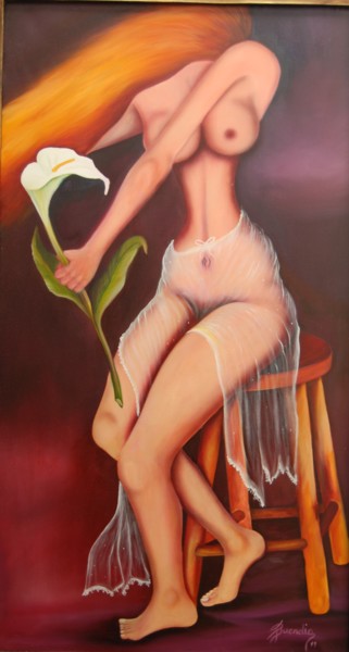 desdoblamiendo-de-una-flor.jpg Pintura titulada "desdoblamiendo-de-u…" por Jorge E. Buendia S. Pintor Y Escultor, Obra de arte original