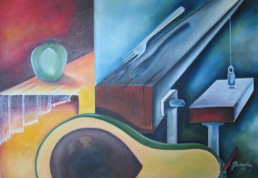 Pintura titulada "telequinexis.jpg" por Jorge E. Buendia S. Pintor Y Escultor, Obra de arte original