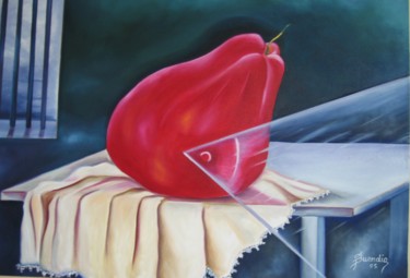 Pintura titulada "bodegon-con-pescado…" por Jorge E. Buendia S. Pintor Y Escultor, Obra de arte original