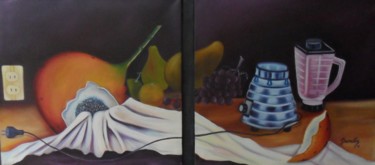 Pintura titulada "enchufe-de-la-licua…" por Jorge E. Buendia S. Pintor Y Escultor, Obra de arte original