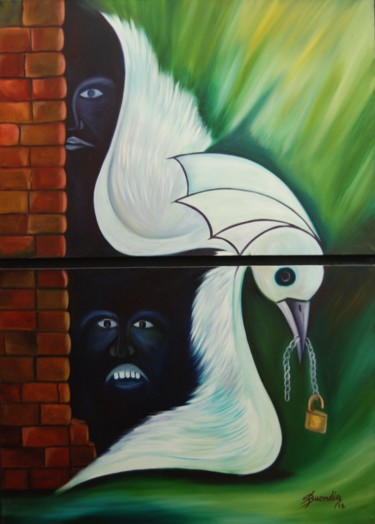 Pintura titulada "liberenlos-ya.jpg" por Jorge E. Buendia S. Pintor Y Escultor, Obra de arte original