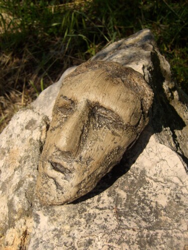 Skulptur mit dem Titel "Gisant" von Patrick Lalande, Original-Kunstwerk
