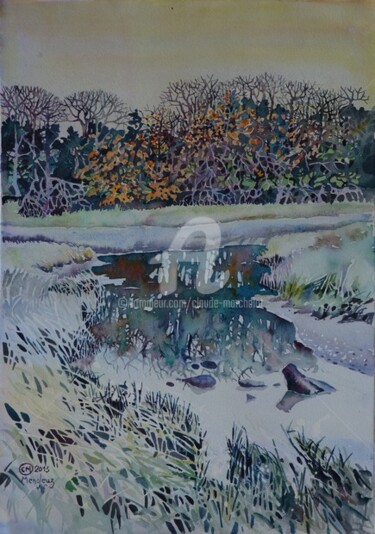 Le ruisseau de Mengleuz en automne