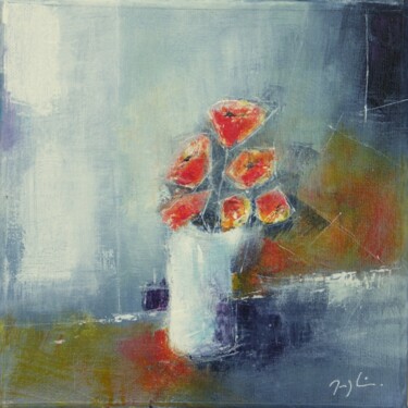 Malerei mit dem Titel "111-03-lyon" von Maryline Mercier, Original-Kunstwerk, Öl