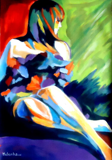 「"Care Free"」というタイトルの絵画 Helena Wierzbickiによって, オリジナルのアートワーク, アクリル