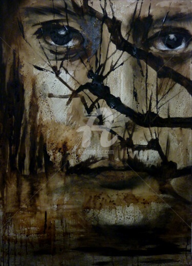 nocturne-.jpg Peinture intitulée "nocturne-.jpg" par Domondo, Œuvre d'art originale, Huile