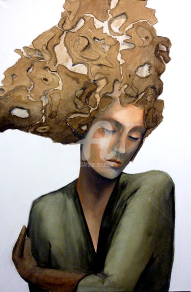 Peinture intitulée "gantee.jpg" par Domondo, Œuvre d'art originale, Huile