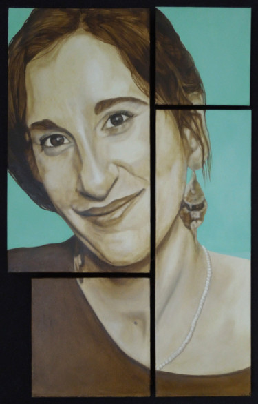 Painting titled "alessia" by Eb, Original Artwork, Oil