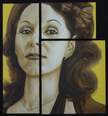 Painting titled "claudia" by Eb, Original Artwork, Oil