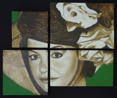 Painting titled "livia" by Eb, Original Artwork, Oil