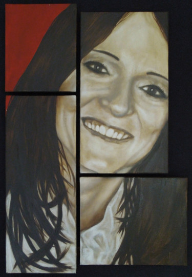 Painting titled "marika" by Eb, Original Artwork, Oil